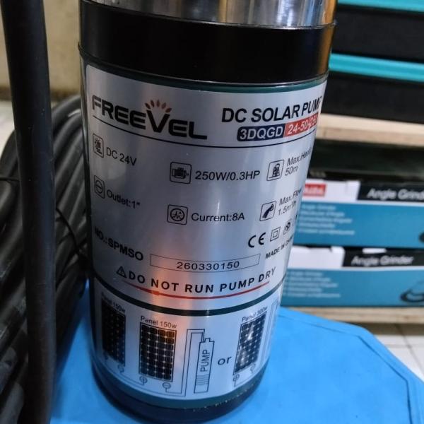 DC pump 50 MTRS 250 watts @ 7000